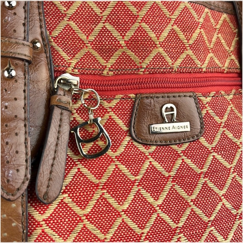 Etienne Aigner Canvas Shoulder Bag - Picture 3 of 13